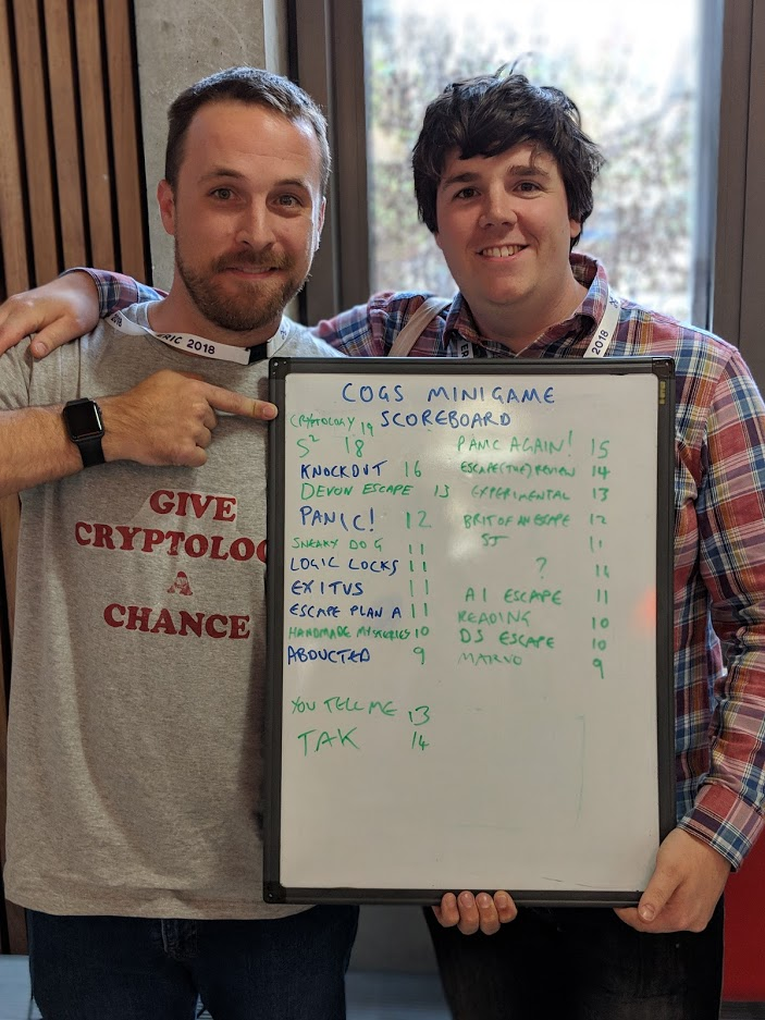 Cryptology Nottingham at an event