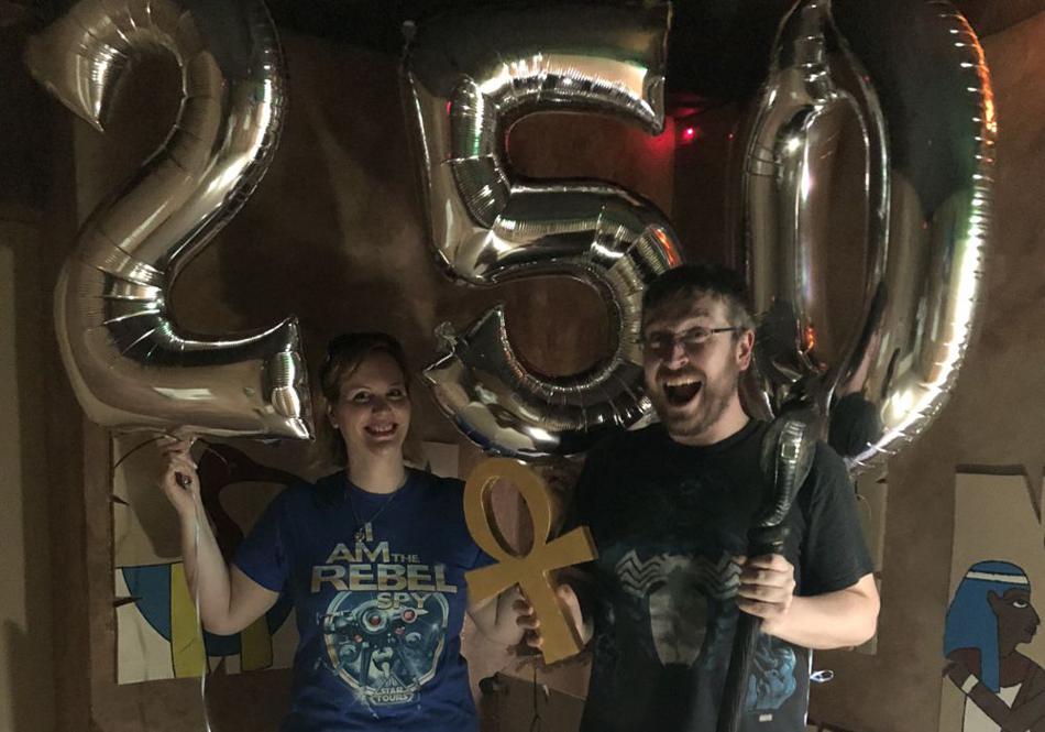 Brit Of An Escape Habit’s 250th Escape Room